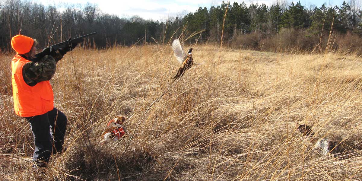 Woman hunting