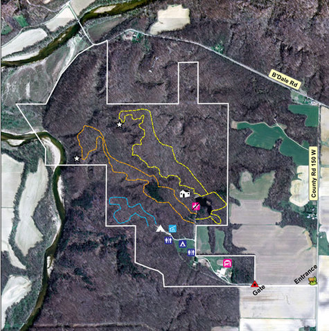 Covered Bridge Retreat map