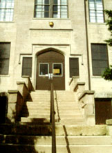 Banneker School Gymnasium (NRHP, HPF) - Main Entrance Before