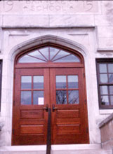 Banneker School Gymnasium (NRHP, HPF) - Main Entrance After