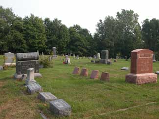 Porter Rea Cemetery - Potato Creek State Park, IN