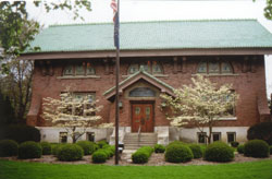 Eckhart Library (NRHP, received Historic Preservation Fund (HPF) grant)