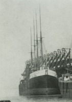 View of vessel’s bow, circa 1890. Used with permission, C.