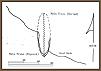 Unknown No. 4 archaeological sketch map of shipwreck site, circa 1985. 