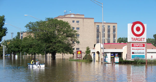 Flooding in Munster, Indiana