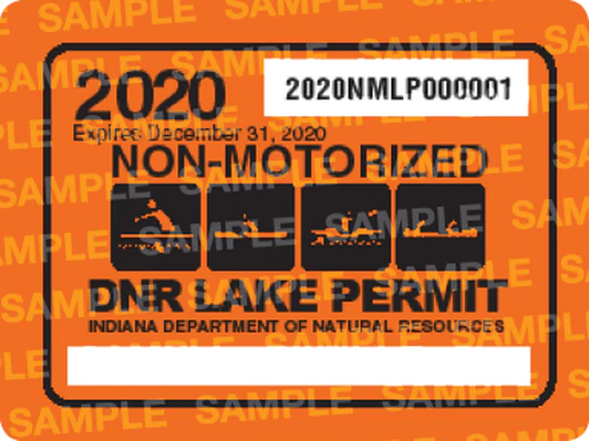 DNR Lake Permit 2020 Non-motorized