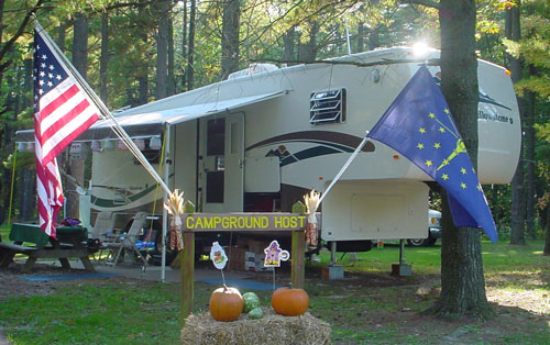 Campground host at Lincoln State Park