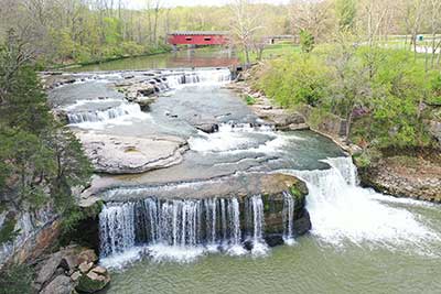 Cataract Falls from above