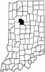 Carroll County locator map