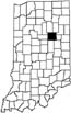 Grant County locator map