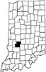 Owen County locator map