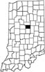 Tipton County locator map