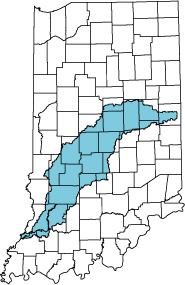 White and West Fork River Basin Map